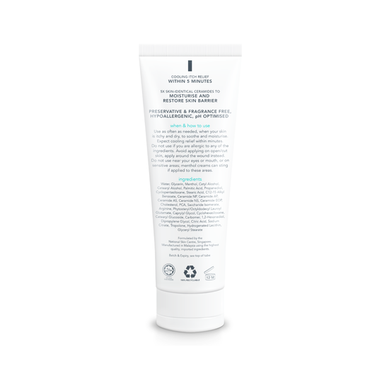 Suu Balm Body Care Ceramide Moisturiser Rapid Itch Relief 75ml