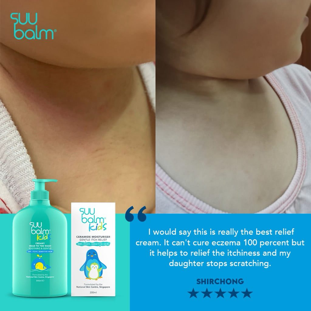 Suu Balm Kids Pembersih Krim Lembut & Menenangkan dari Kepala hingga Kaki 100ml