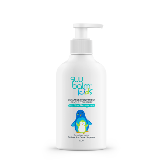 Suu Balm Kids Ceramide Moisturiser Gentle Itch Relief 200ml