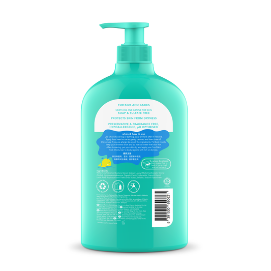 Suu Balm Kids Creamy Head To Toe Wash Soothing & Gentle 840ml