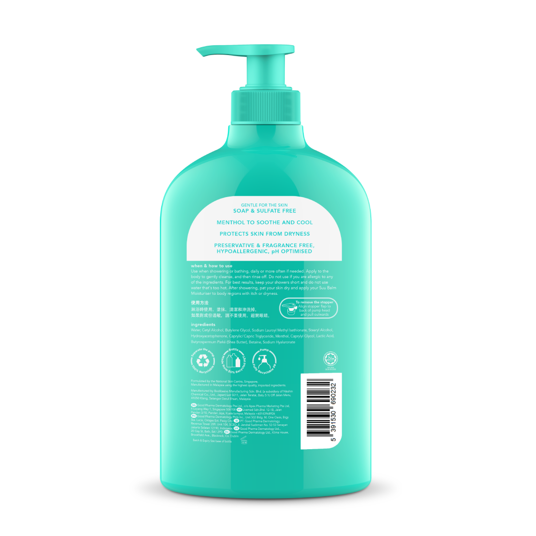 Suu Balm Cooling & Gentle Creamy Body Wash (840ml)