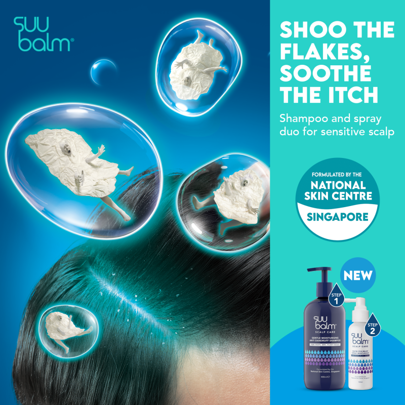 Suu Balm Gentle Moisturising Anti Dandruff Shampoo