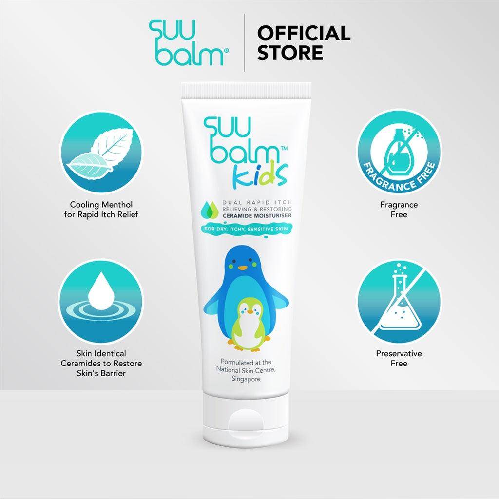 Suu Balm Kids Gentle Itch Relief Ceramide Moisturiser 25ml