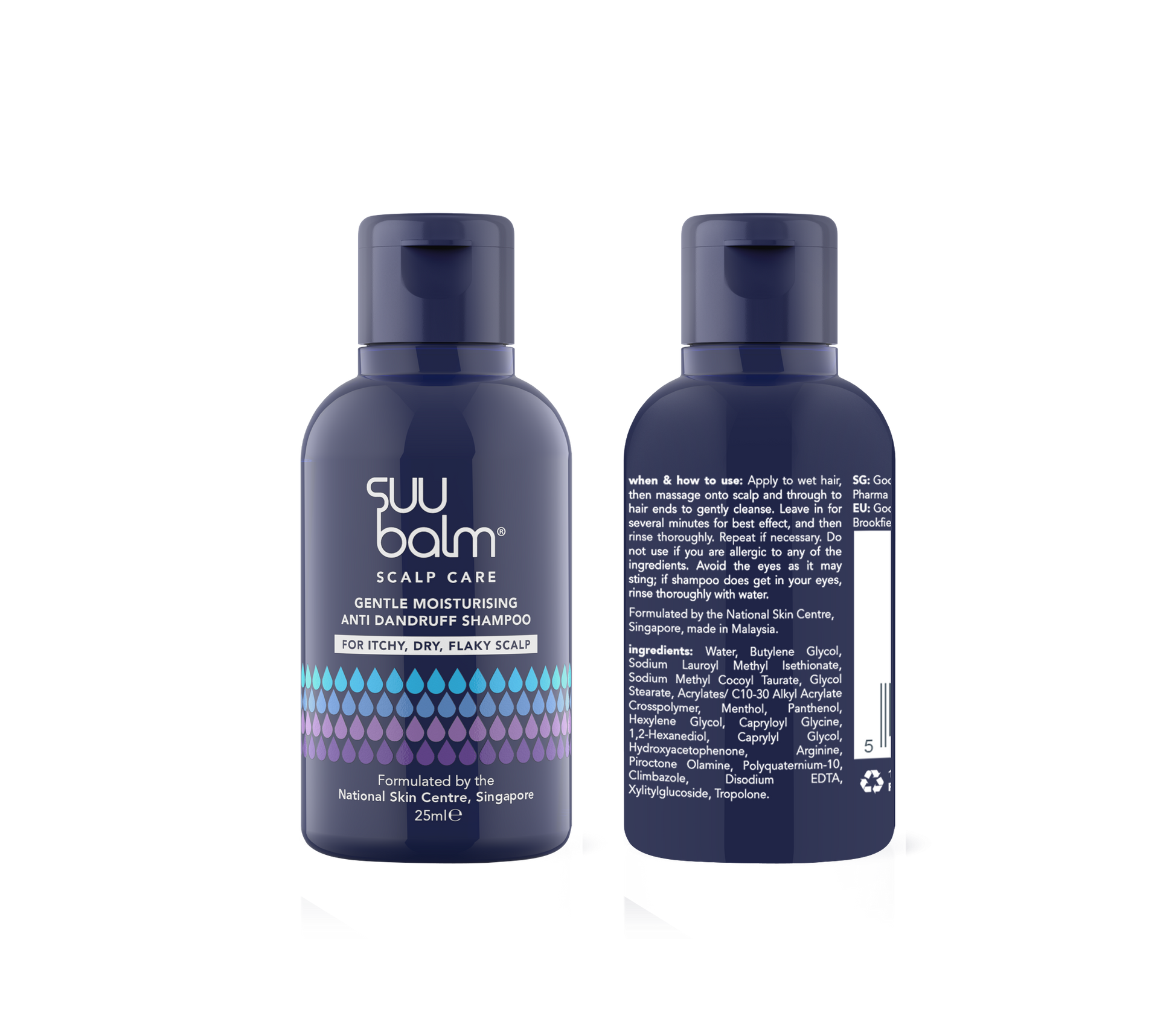 Suu Balm Gentle Moisturising Anti Dandruff Shampoo