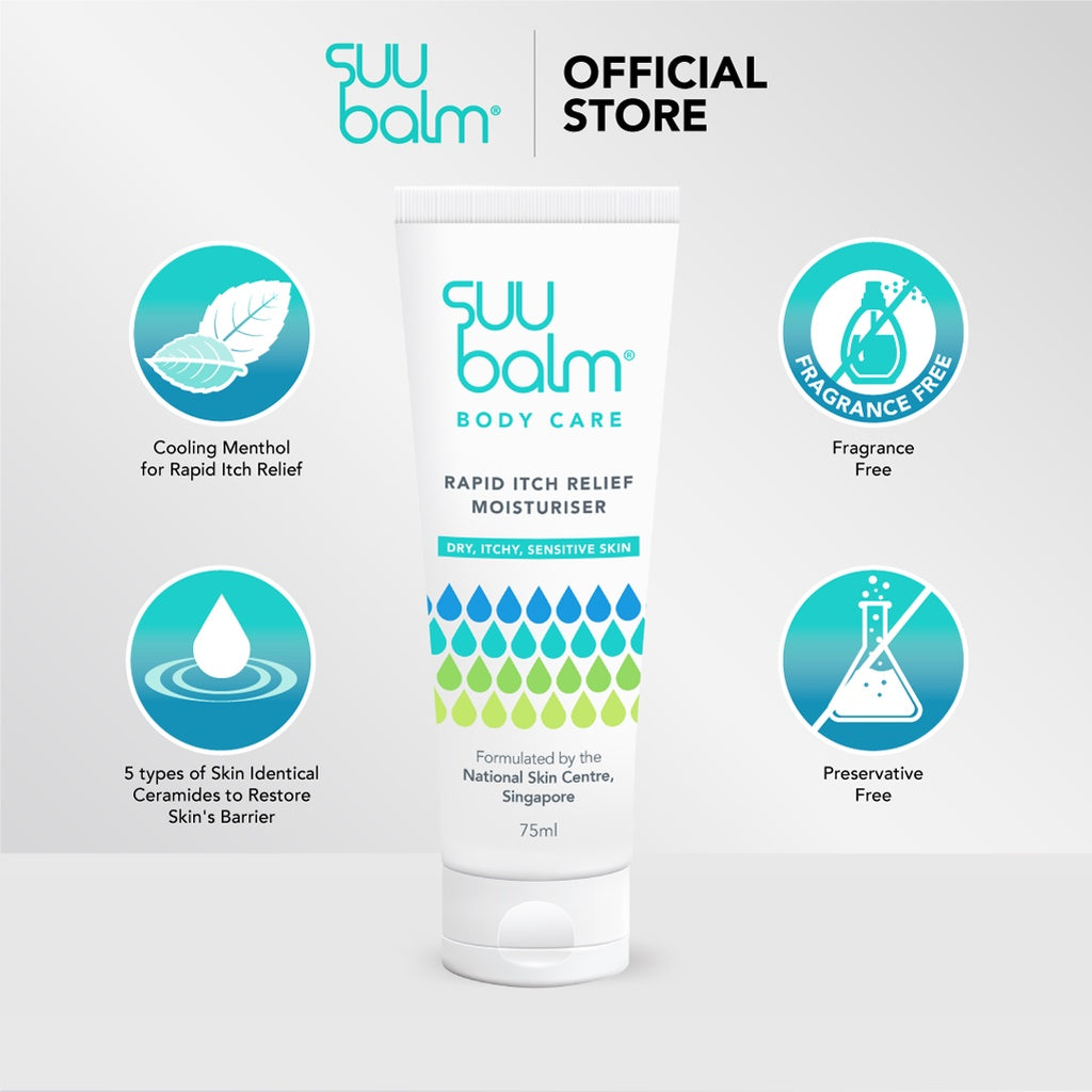 Suu Balm Rapid Itch Relief Ceramide Moisturiser 25ml