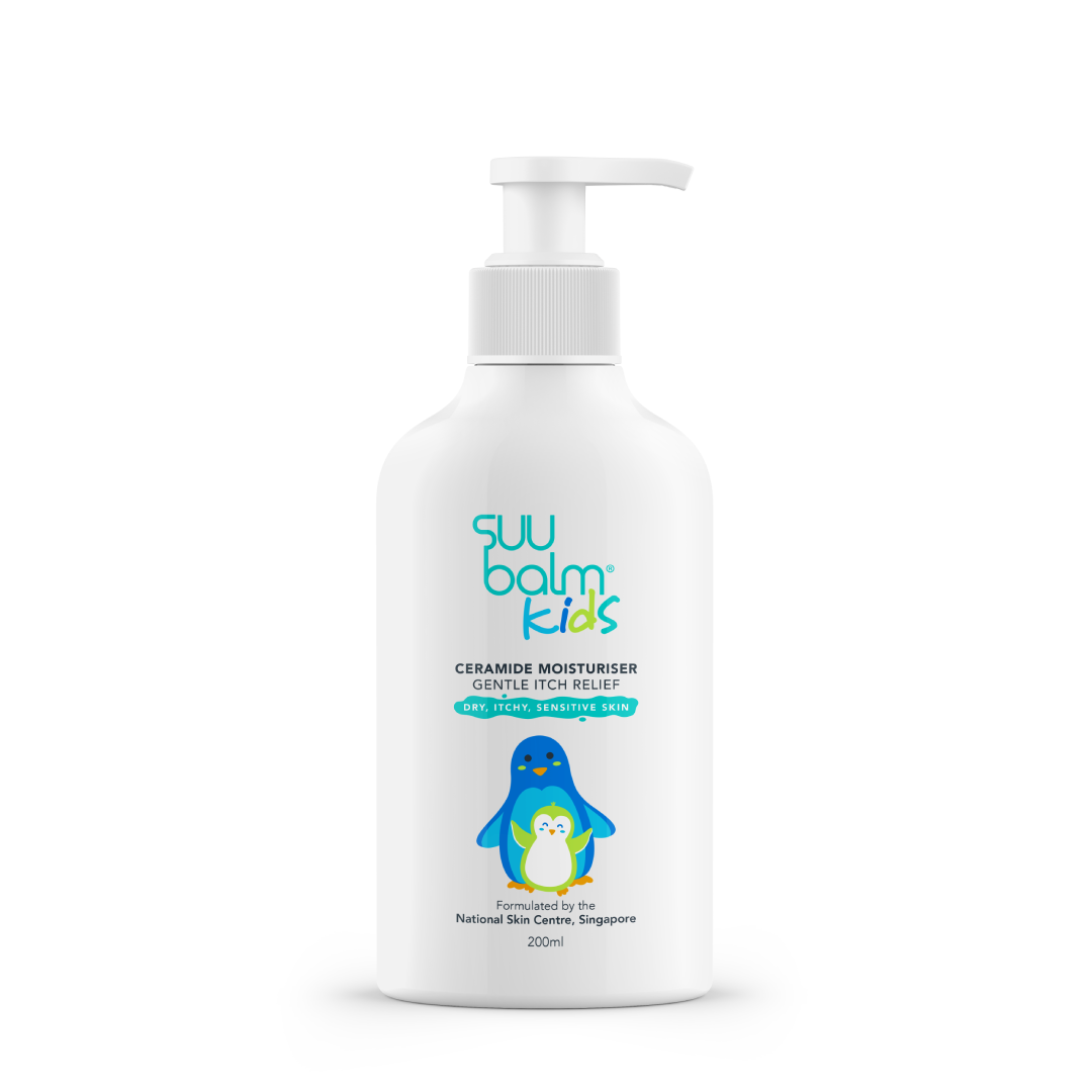 Suu Balm Kids Ceramide Moisturizer Melegakan Gatal Lembut 200ml