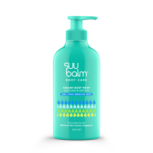 Suu Balm Body Care Creamy Body Wash Cooling & Gentle 420ml