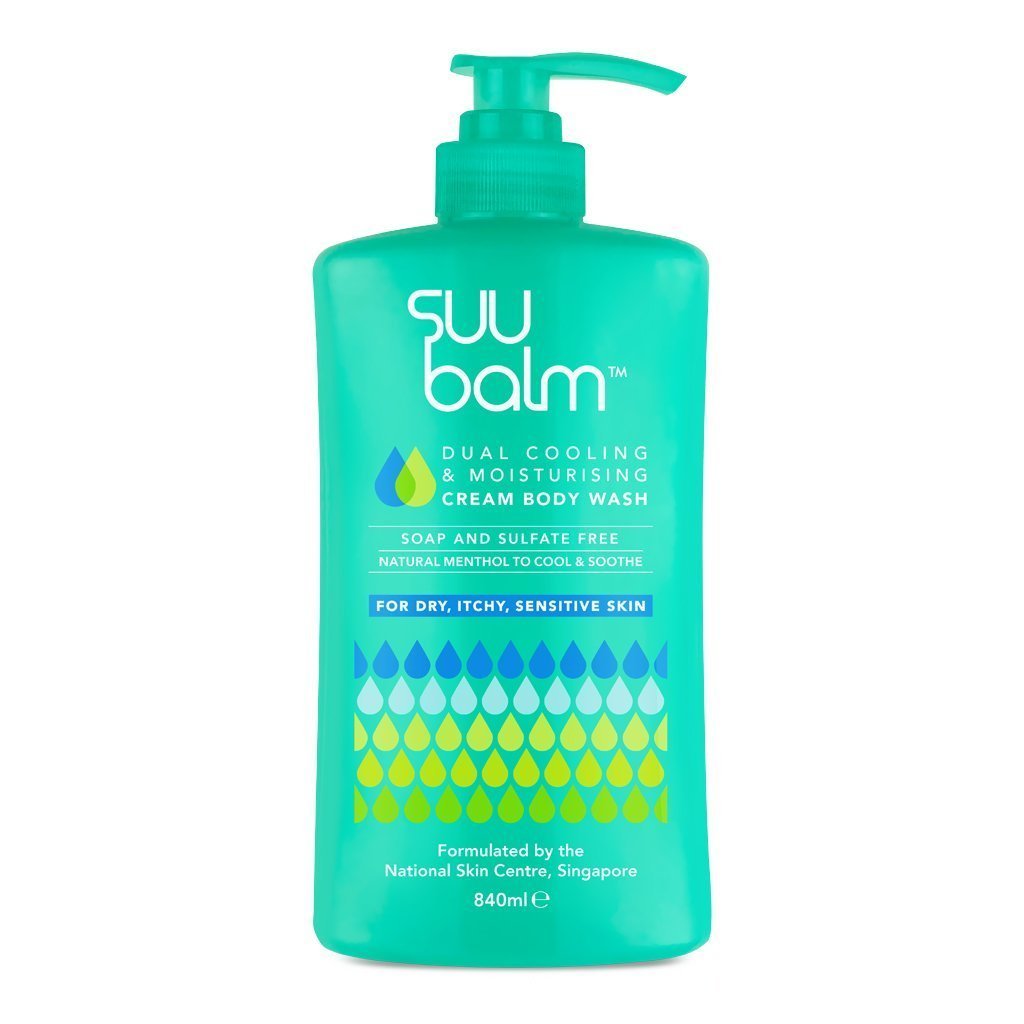 产品正面图 - Suu Balm™ 双效清凉保湿霜沐浴露（840 毫升）