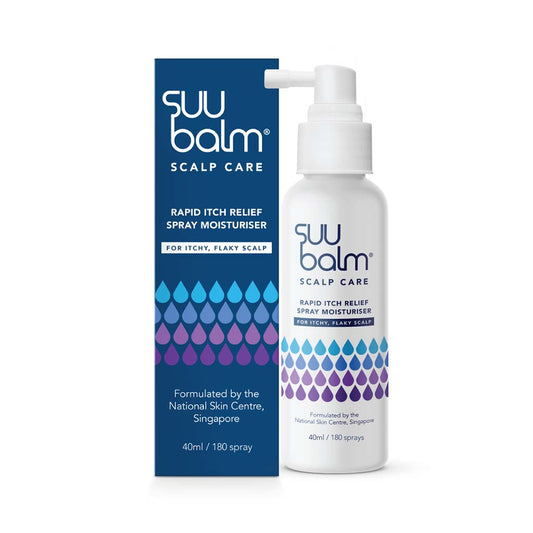 Suu Balm Rapid Itch Relief Scalp Spray Moisturiser (40ml)